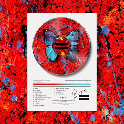 Ed Sheeran = Vinyl Poster - rsdesignstudio