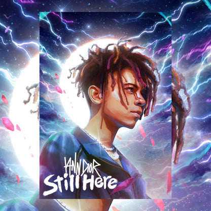 Iann Dior Still Here Poster - rsdesignstudio