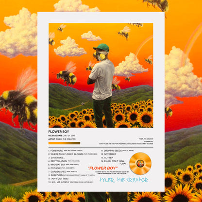 Tyler, The Creator Flower Boy Album Poster - rsdesignstudio