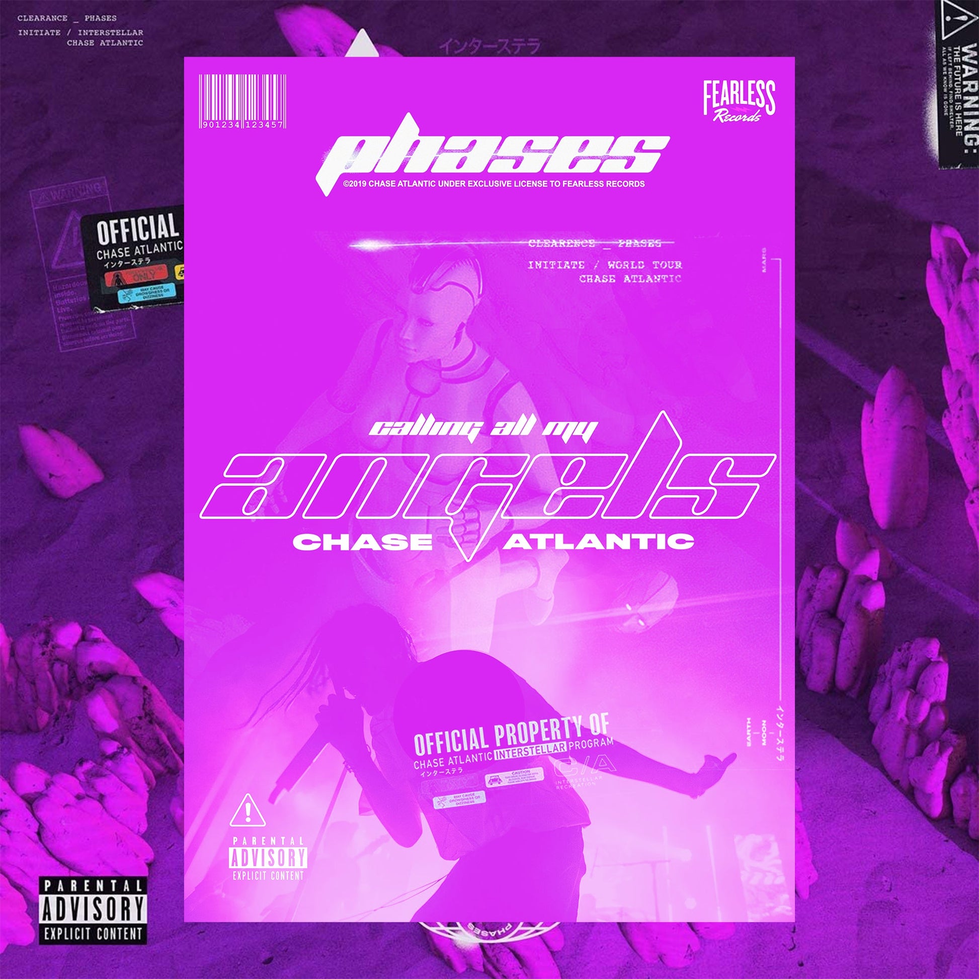 Chase Atlantic Phases - Angels Album Poster - rsdesignstudio