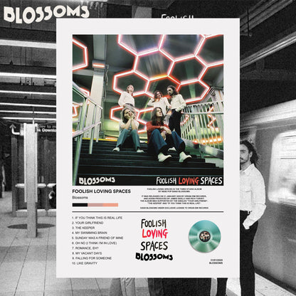 Blossoms Foolish Loving Spaces Album Poster - rsdesignstudio