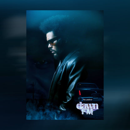 The Weeknd Dawn FM Poster - rsdesignstudio