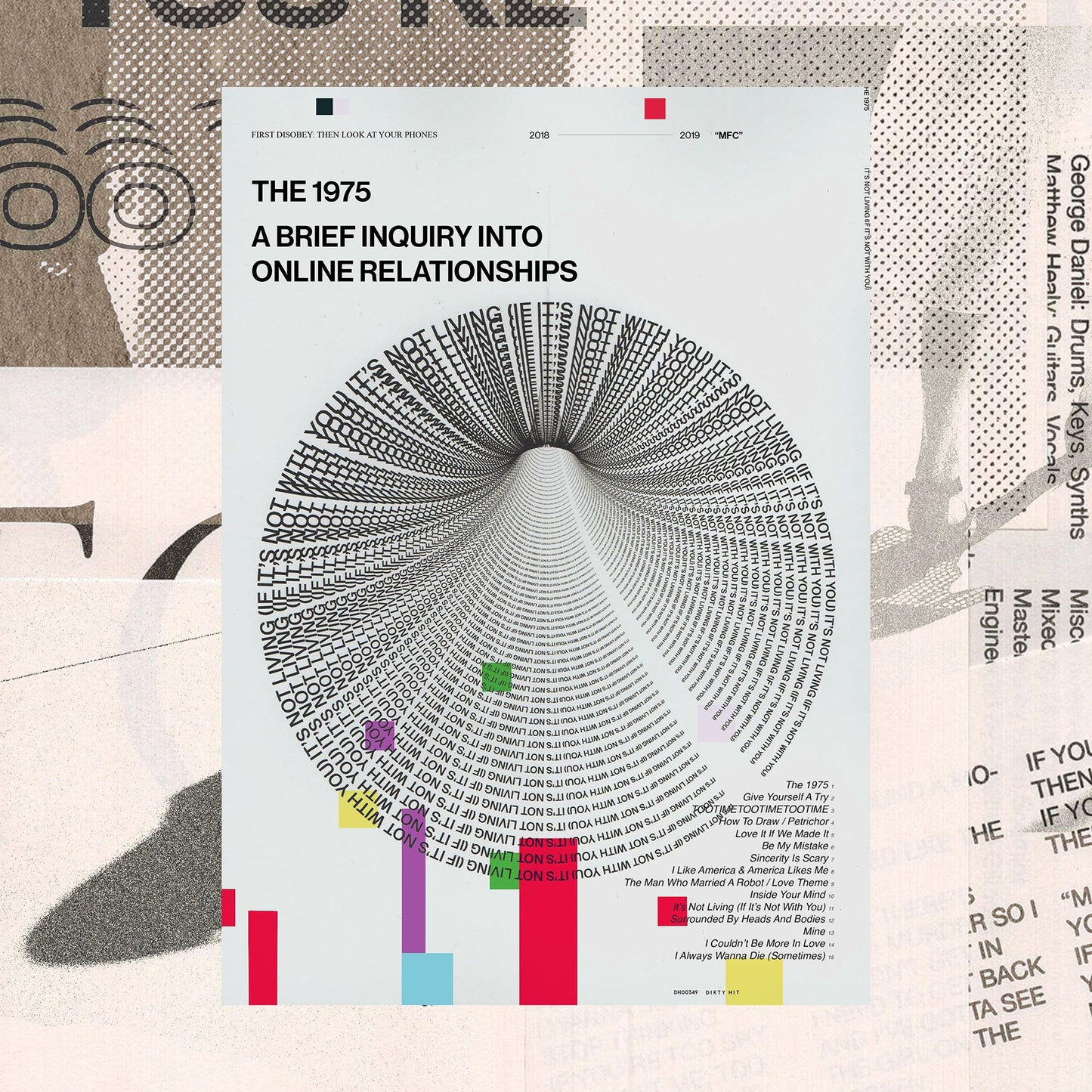The 1975 A Brief Inquiry Album Poster - rsdesignstudio