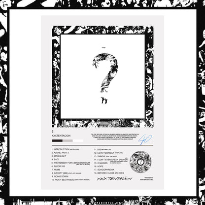 XXXTENTACION ? Album Poster - rsdesignstudio