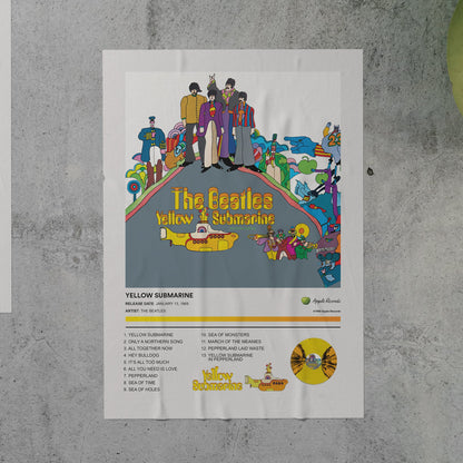 The Beatles YELLOW SUBMARINE Album Poster