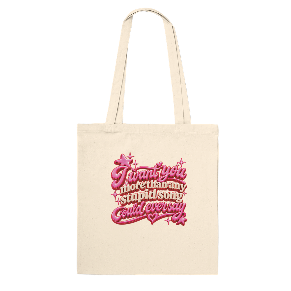 Olivia Rodrigo STUPID SONG Tote Bag