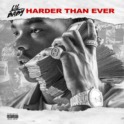 Lil Baby HARDER THAN EVER Album Poster