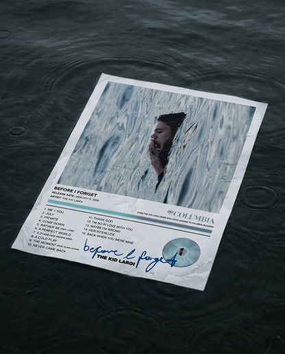 The Kid LAROI BEFORE I FORGET Album Poster