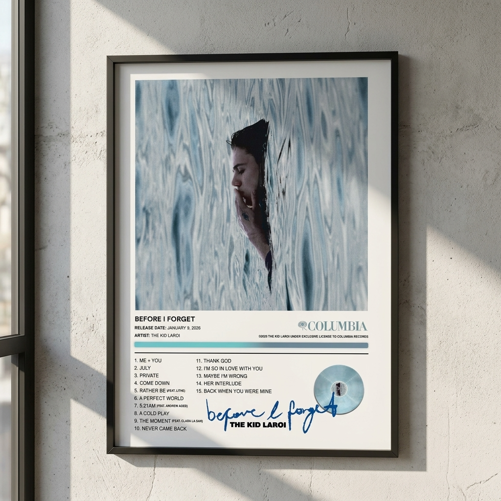 The Kid LAROI BEFORE I FORGET Album Poster