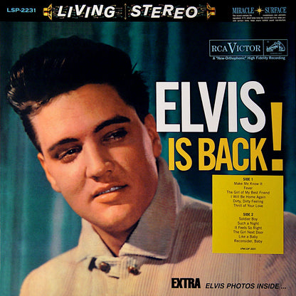 Elvis Presley ELVIS IS BACK! Album Poster