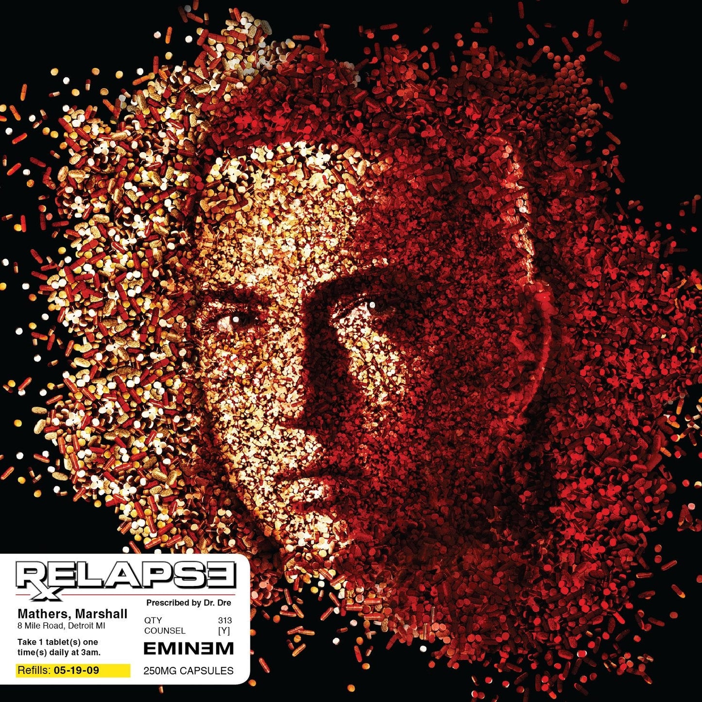 Eminem RELAPSE Album Poster