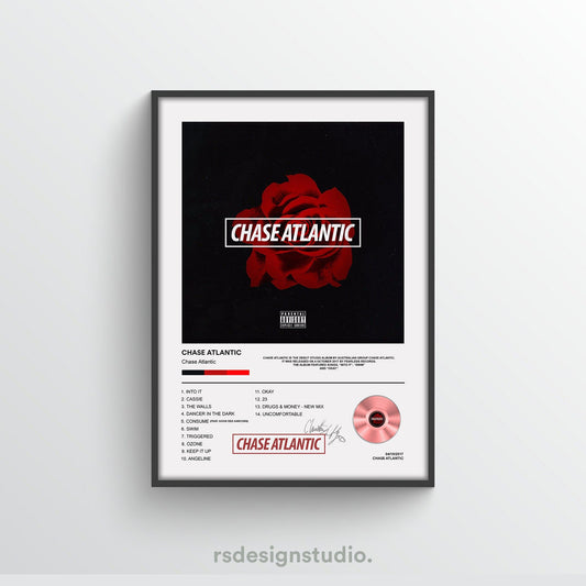 Chase Atlantic Chase Atlantic Album Poster - rsdesignstudio