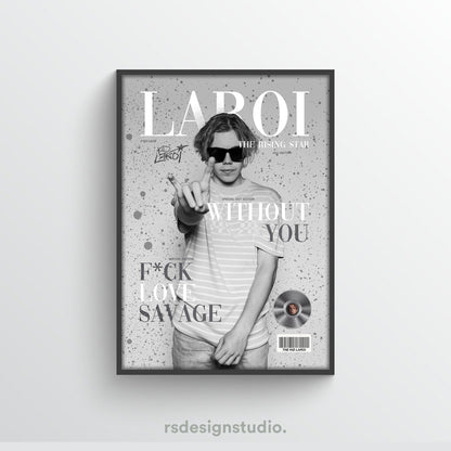 The Kid LAROI F*CK LOVE Album Magazine Poster - rsdesignstudio