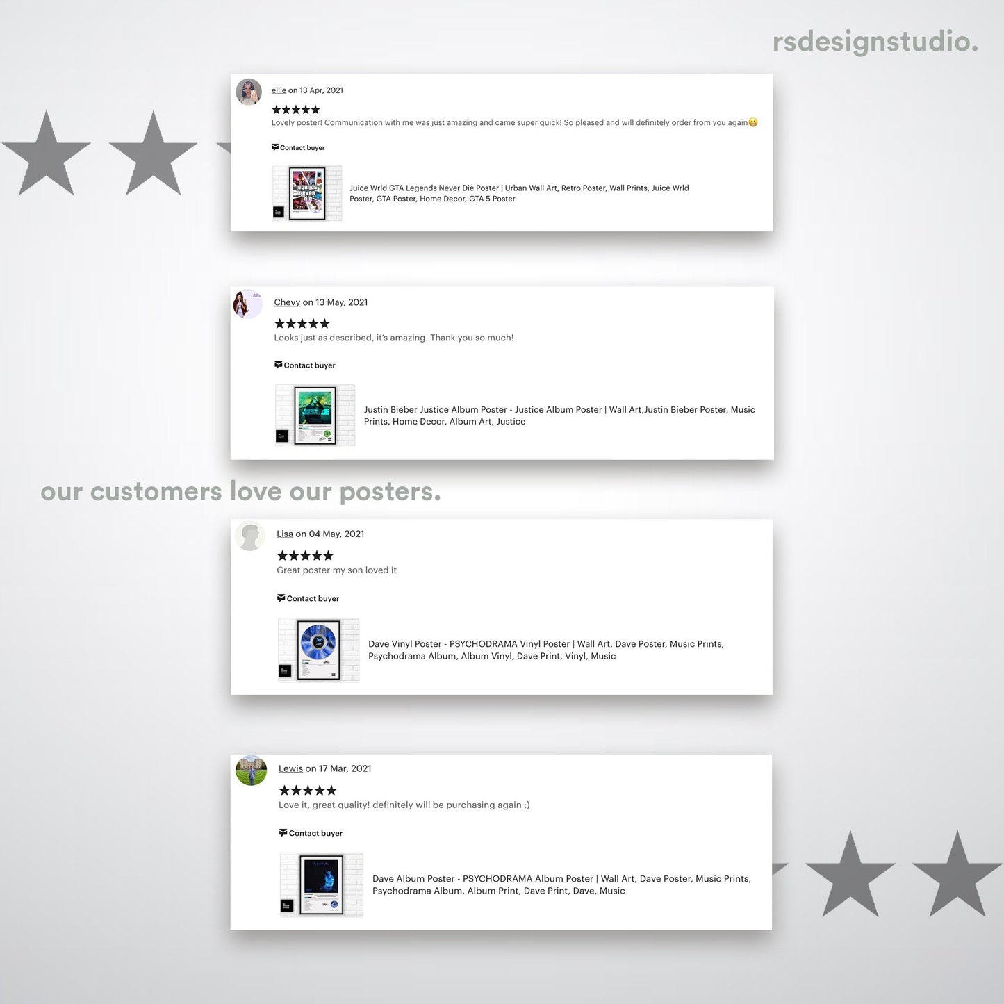 DAVE We're All Alone In This Together Album Poster - rsdesignstudio