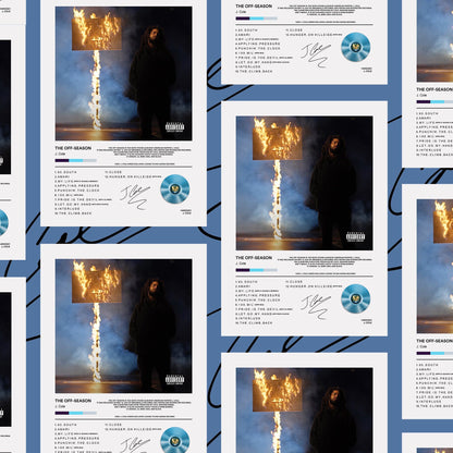 J. Cole THE OFF-SEASON Album Poster - rsdesignstudio