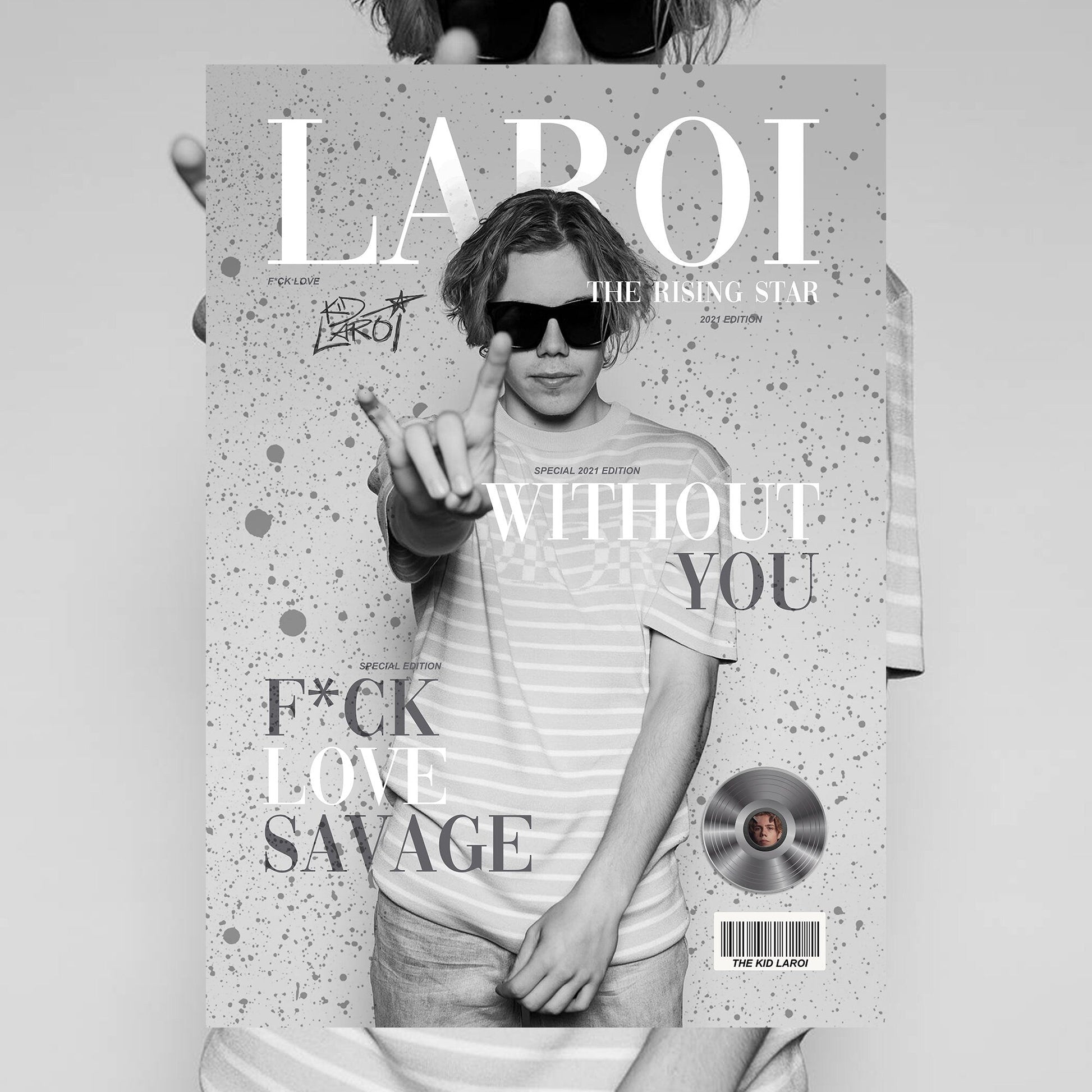 The Kid LAROI F*CK LOVE Album Magazine Poster - rsdesignstudio