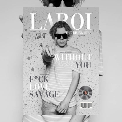 The Kid LAROI F*CK LOVE Album Magazine Poster - rsdesignstudio