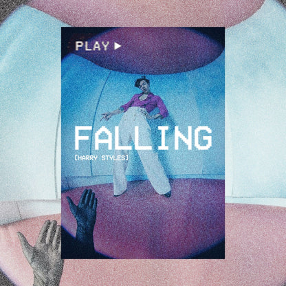Harry Styles Falling VHS Poster - rsdesignstudio