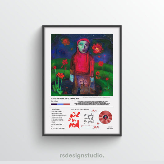 GIRL IN RED If I Could Make It Go Quiet Album Poster - rsdesignstudio