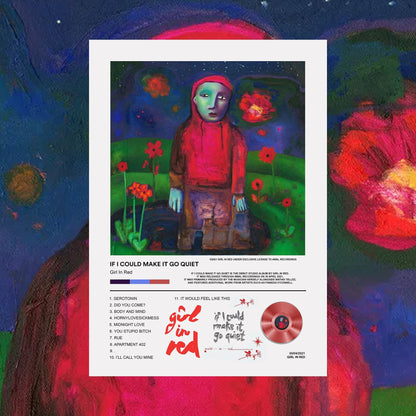 GIRL IN RED If I Could Make It Go Quiet Album Poster - rsdesignstudio