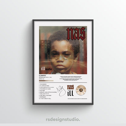 Nas ILLMATIC Album Poster - rsdesignstudio