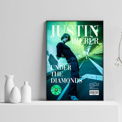 Justin Bieber Justice Album Magazine Poster - rsdesignstudio