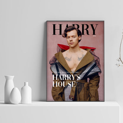 Harry Styles Harry's House Magazine Poster - rsdesignstudio