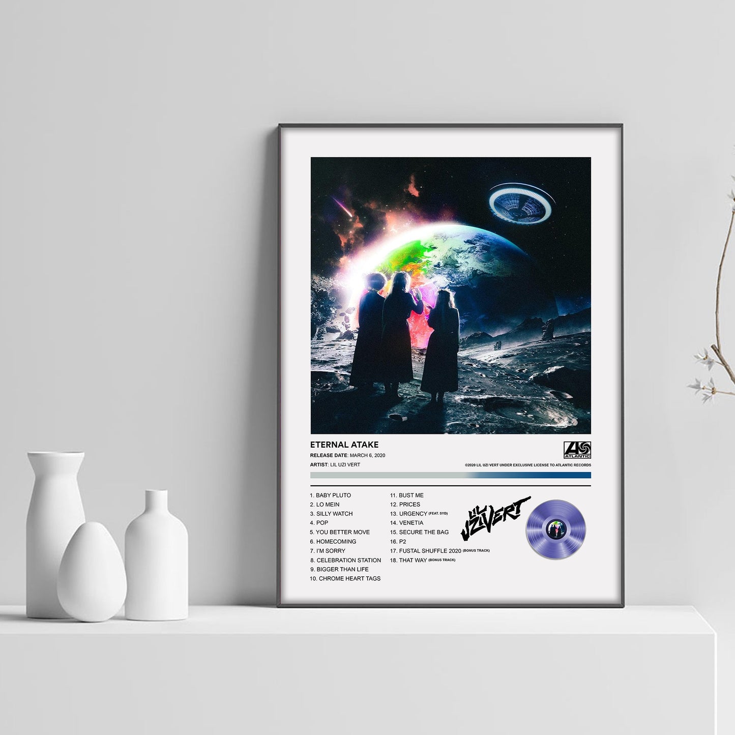 Lil Uzi Vert Eternal Atake Album Poster - rsdesignstudio