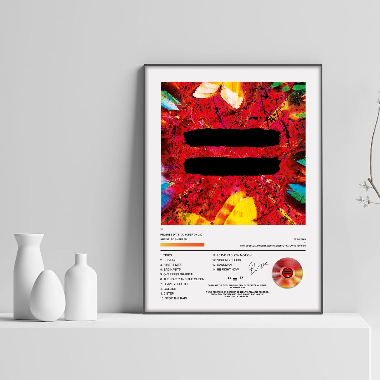 Ed Sheeran = Album Poster - rsdesignstudio