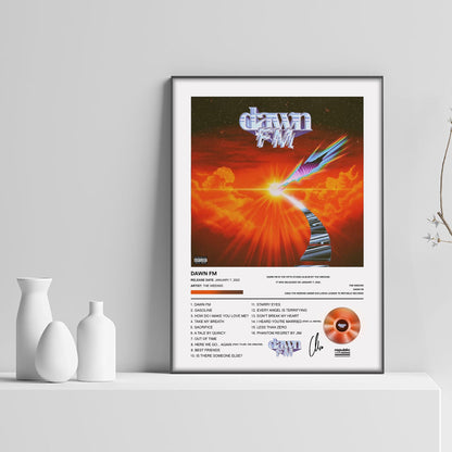 The Weeknd Dawn FM Alternative Album Poster - rsdesignstudio