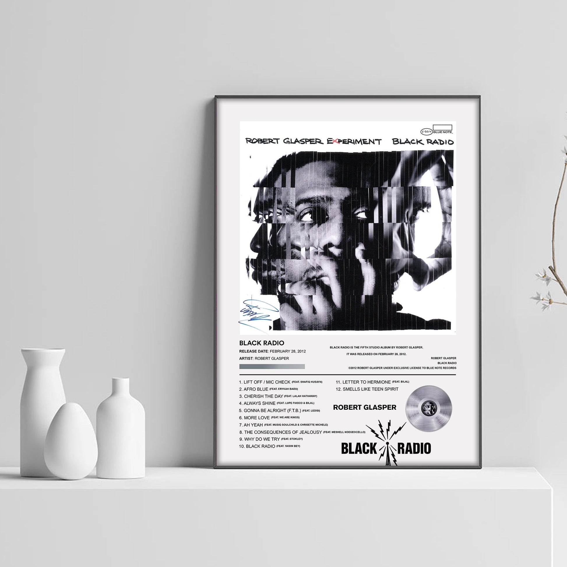 Robert Glasper Black Radio Album Poster - rsdesignstudio