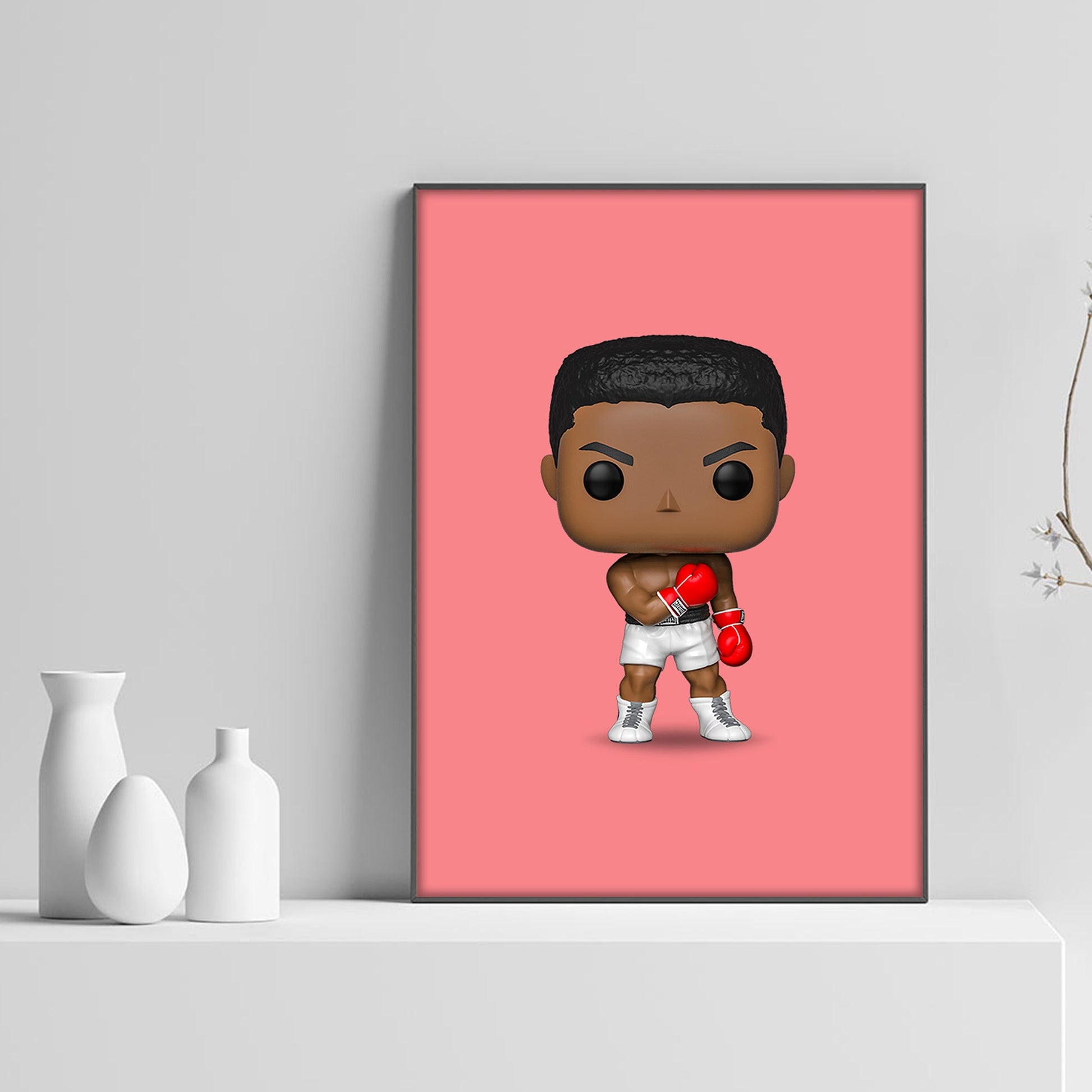 Muhammad Ali Funko Pop Poster - rsdesignstudio