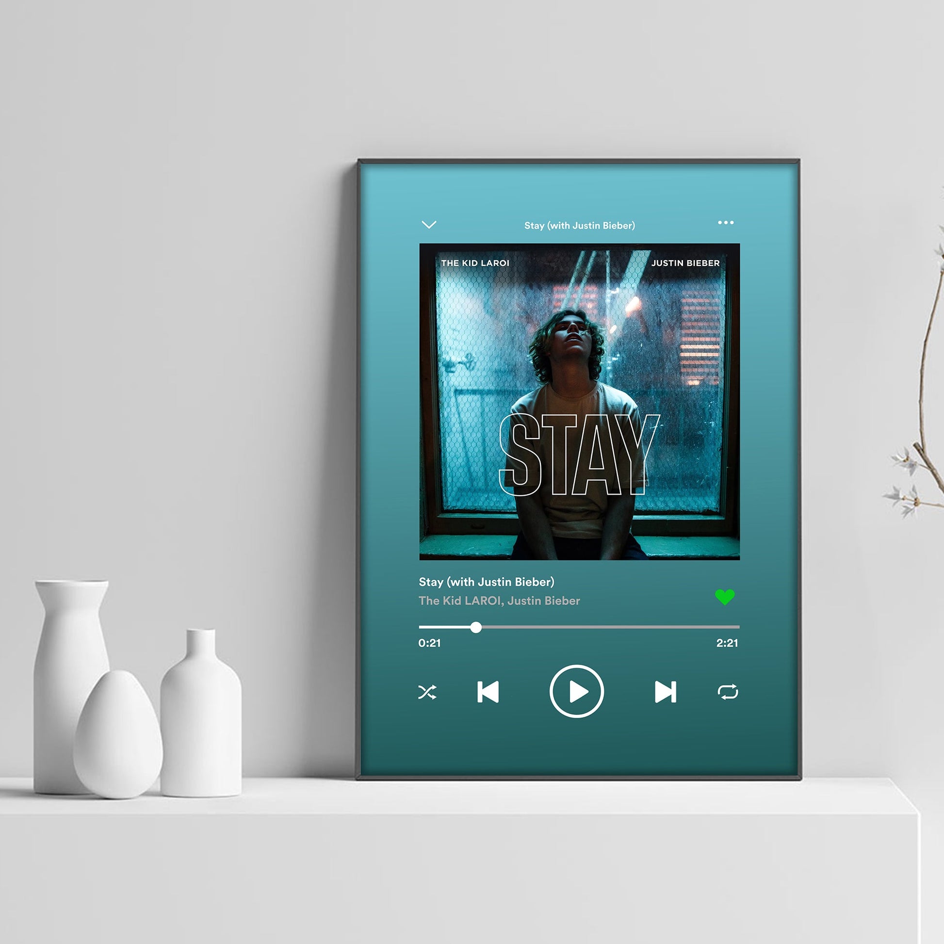 Custom Spotify Song Poster - rsdesignstudio
