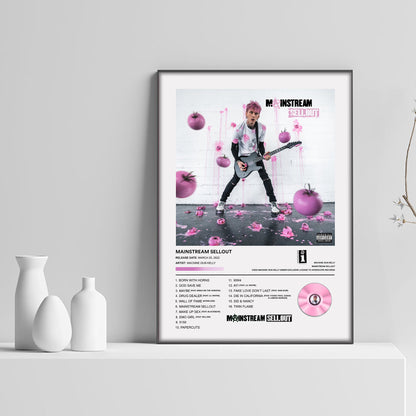 Machine Gun Kelly Mainstream Sellout Album Poster - rsdesignstudio