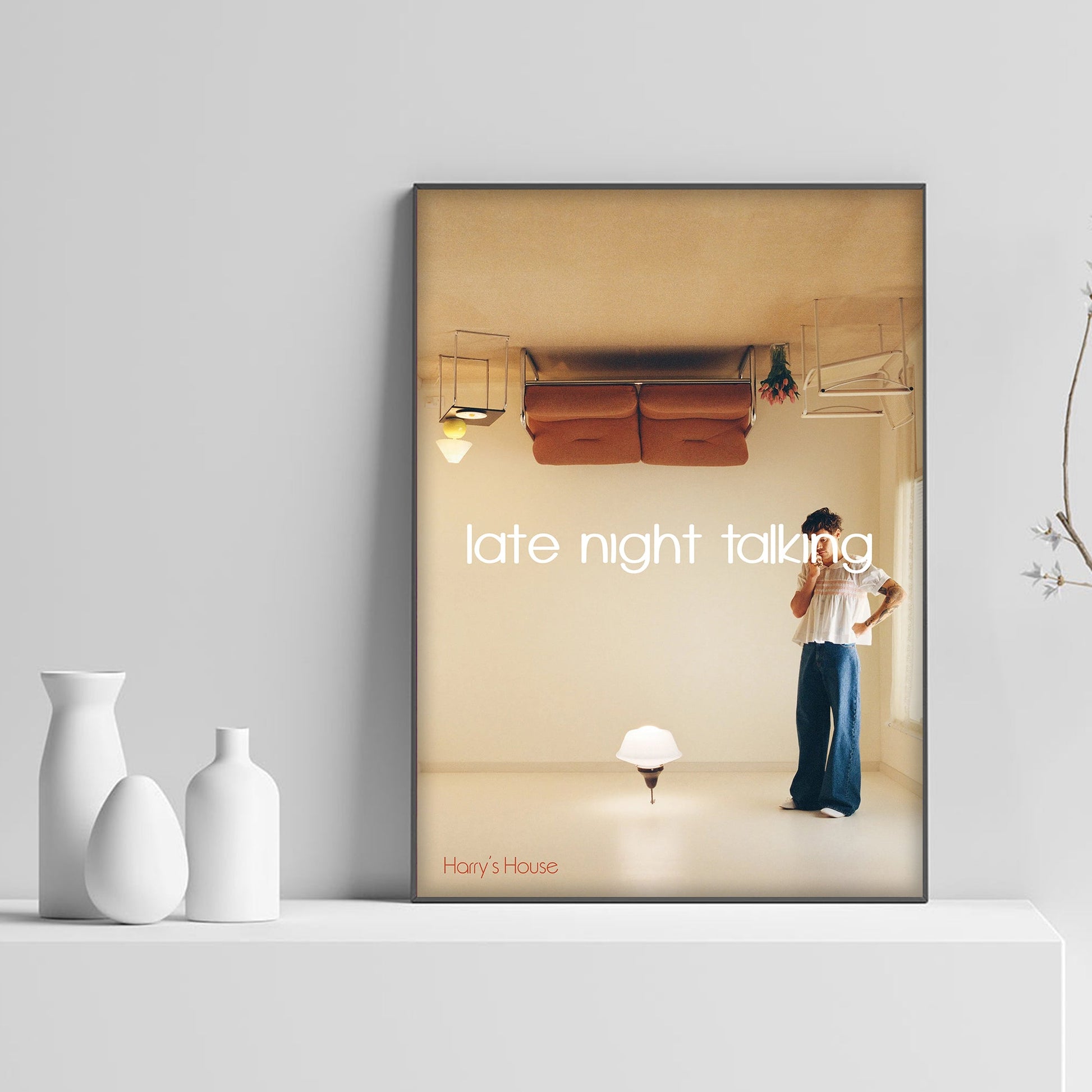 Harry Styles Harry's House Late Night Talking Poster - rsdesignstudio