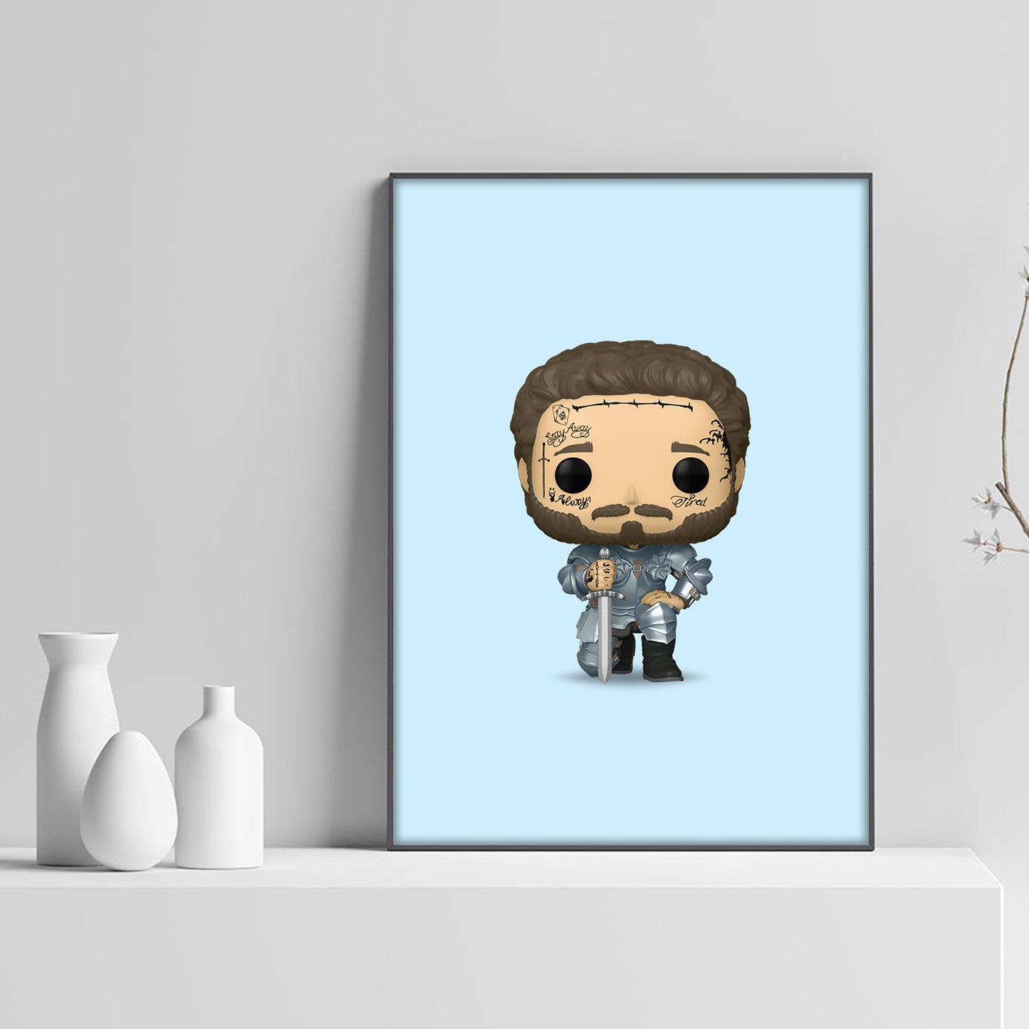 Post Malone Funko Pop Poster - rsdesignstudio