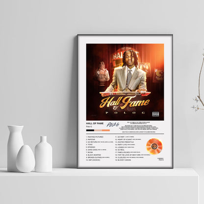 Polo G Hall Of Fame Album Poster - rsdesignstudio