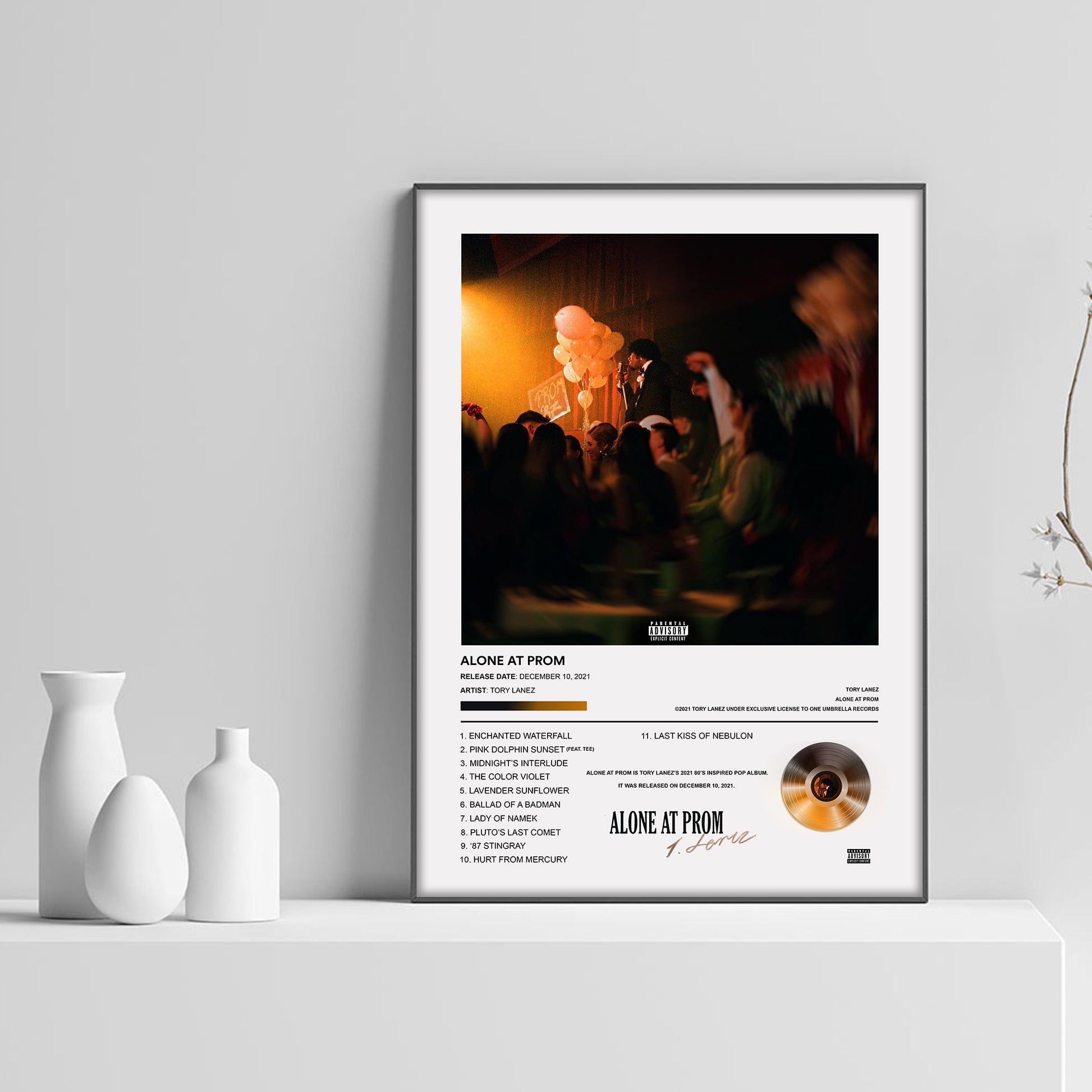 Tory Lanez Alone At Prom Album Poster - rsdesignstudio