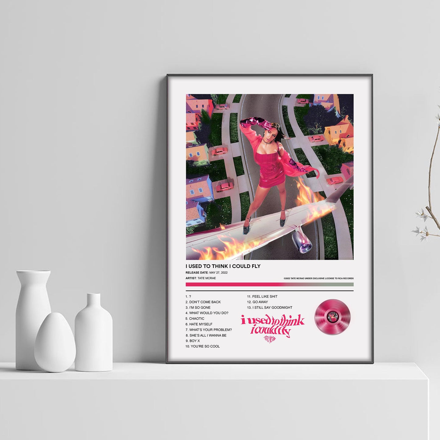 Tate Mcrae I Used To Think I Could Fly Album Poster - rsdesignstudio