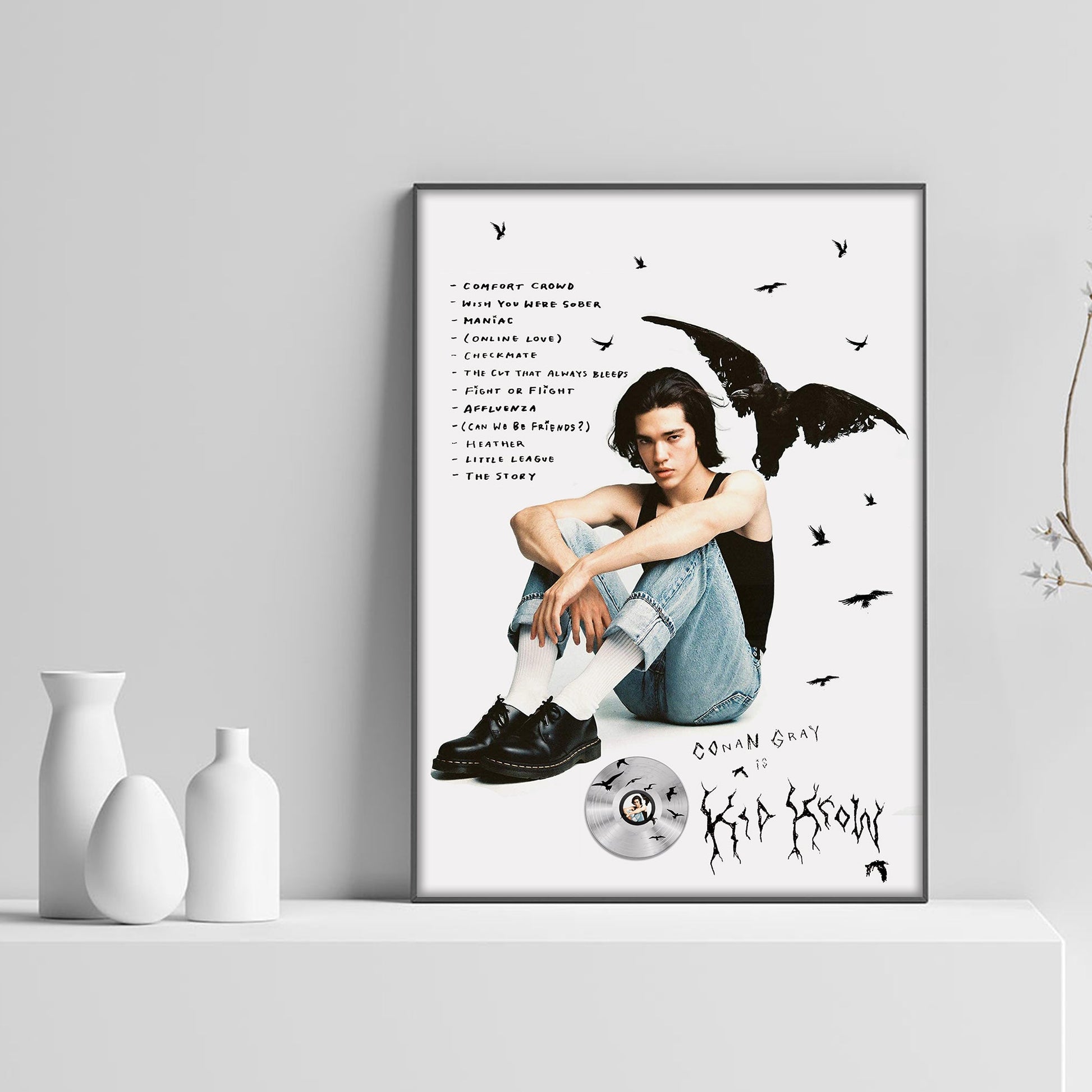 Conan Gray Kid Krow Album Poster - rsdesignstudio