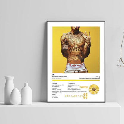 Central Cee 23 Album Poster - rsdesignstudio