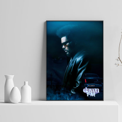 The Weeknd Dawn FM Poster - rsdesignstudio