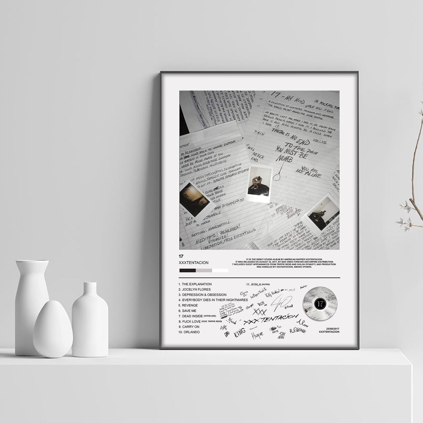 XXXTENTACION 17 Album Poster - rsdesignstudio