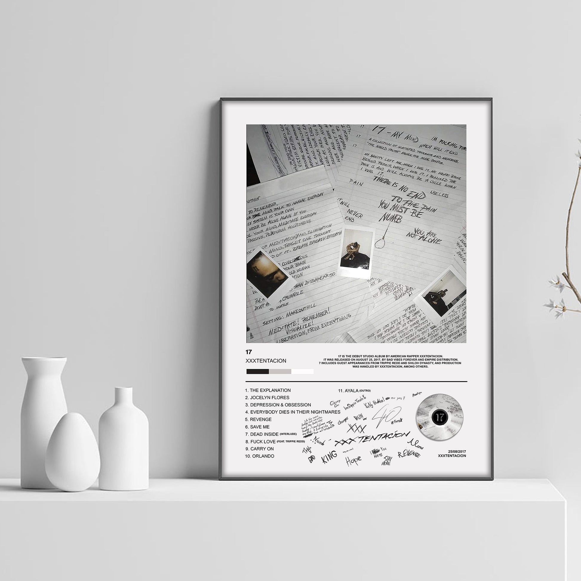 XXXTENTACION 17 Album Poster - rsdesignstudio