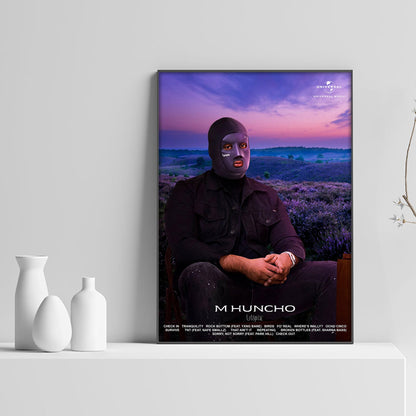 M Huncho Utopia Album Tracklist Poster - rsdesignstudio