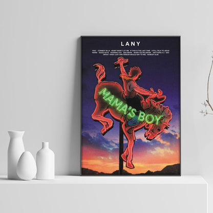 LANY Mama's Boy Album Tracklist Poster - rsdesignstudio