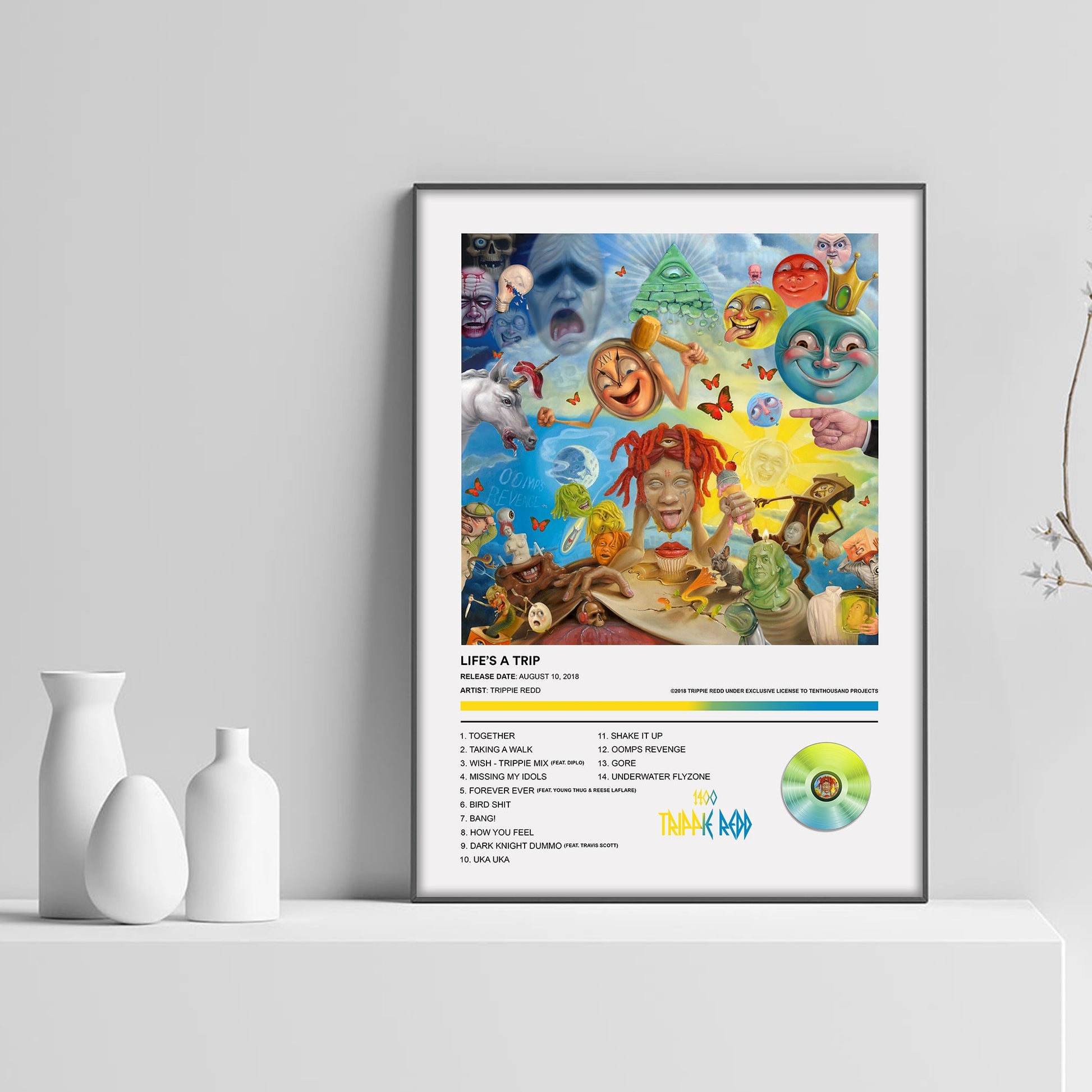 Trippie Redd LIFE'S A TRIP Album Poster - rsdesignstudio