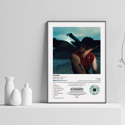Jeremy Zucker CRUSHER Album Poster - rsdesignstudio