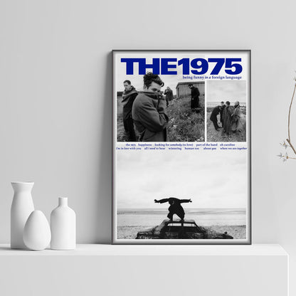 The 1975 Being Funny In A Foreign Language Tracklist Poster - rsdesignstudio