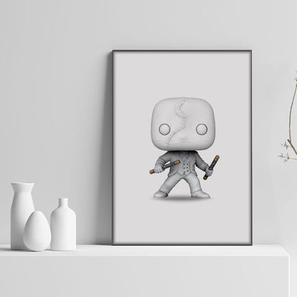 Moon Knight Funko Pop Poster - rsdesignstudio